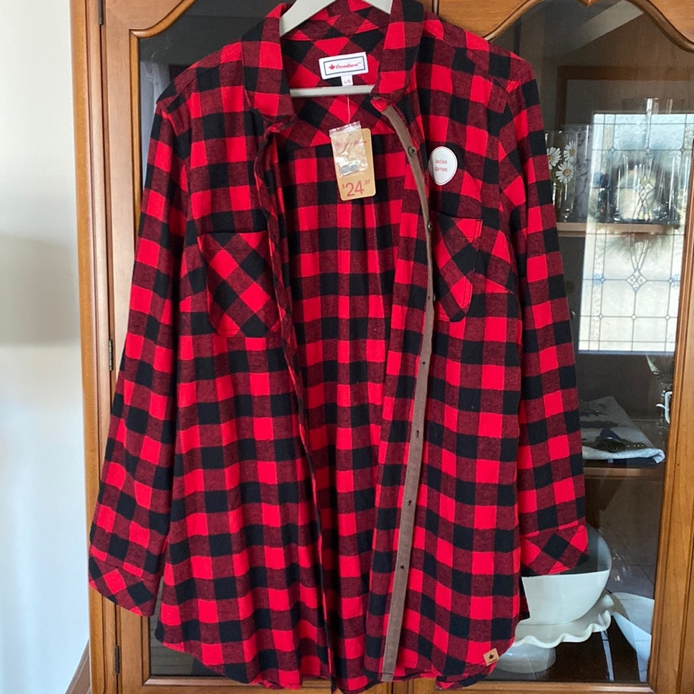 Flannel button up
